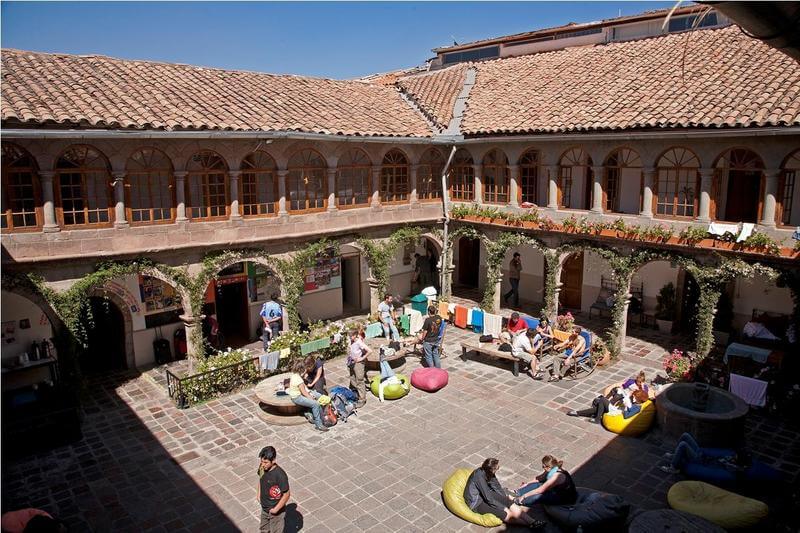 Pariwana Hostel courtyard. Photo credits: Hostelworld