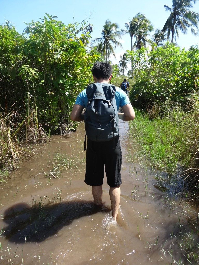 The mud is unavoidable