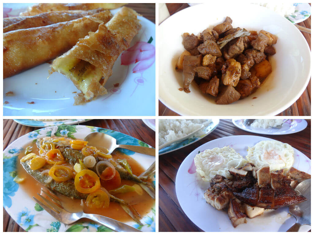 Food at Dona Choleng