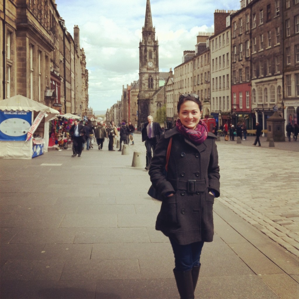 Anna in Edinburgh, Scotland