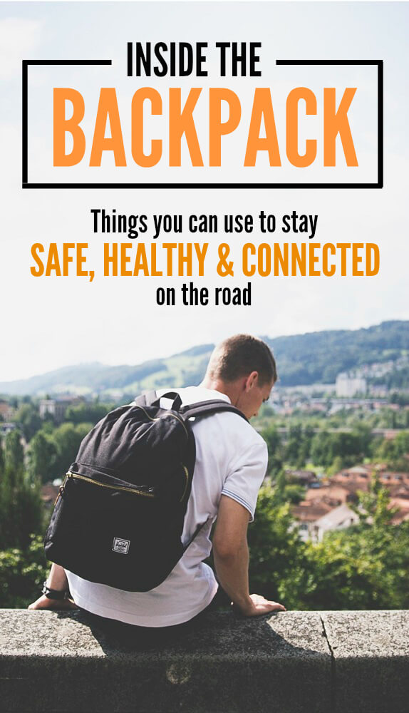 Awesome packing list for travellers! Exercise bands, easy-to-carry foods to stay healthy, plus lots of interesting items that will definitely come in handy. Check it out!