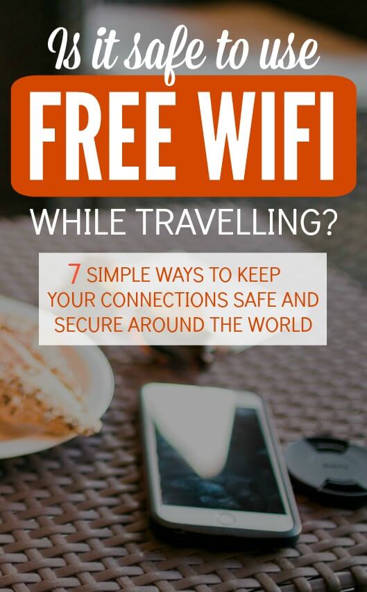 Using free wifi? Whenever you connect to a network unsecured, everything on your phone and laptop is open season. Emails, text messages, photos, tax information, bank accounts. Use these 7 simple tips to protect yourself and your infomation next time you connect to that free wifi network.