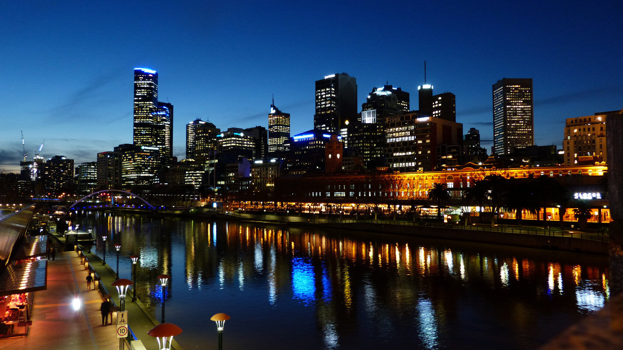 Melbourne City at Night