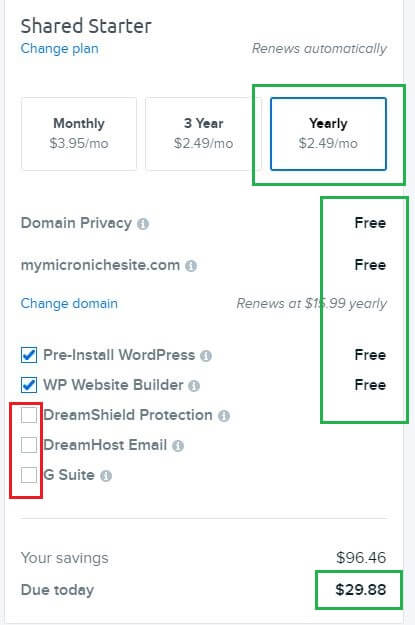 dreamhost starter pay